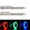 Fita de Luz LED de Baixa Tensão 5050 Autoadesiva Fita de Luz USB Rgb Colorida Atmosfera Ktv Fantasia Cor Completa Efeito Marquee