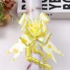Envío Gratis 30 # Lazo Mediano Flores Dibujadas a Mano Festivo Boda Navidad Bolsa de Regalo Embalaje Arte Latte Fabricante de Cinta