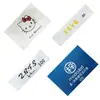 Logo de cuello de ropa Cinta Cinta de Algodón Máquina Quemadora de Cinta Lanzadera de Madera Marcas de Tejido Doblar por la Mitad para Hacer Marcas de Tejido Personalización