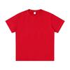 190 gramas de algodão lavado gola redonda manga curta camiseta masculina cor sólida base camisa logotipo personalizado impresso camisa cultural atacado impressão