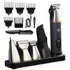 Novo Cortador de Cabelo Masculino 5 em 1 Transfronteiriço Display Digital Lavagem Corporal Barbeador Aparador de Pelos do Nariz Terno de Cortador Elétrico