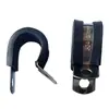 Abrazadera de Montaje de Tira de Goma de Acero Inoxidable 304 Tipo R Abrazadera de Tira de Goma Abrazadera de Tubo Amortiguadora Clip de Fijación de Goma Clip para Cables