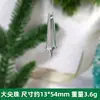 Pingente de Gelo Acrílico de Natal, Cone de Gelo, Cristal de Gelo Transparente, Cena de Casamento, Pingente Decorativo para Árvore de Natal DIY