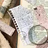 Serie de Detalles Faltantes de Yanji Fragmentos Quemados Retro Manual de Materiales Paquete de Pegatinas Decorativas 6 Estilos