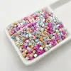 Cuentas de Vidrio de 4 mm Cuentas Pequeñas de Arroz Pulsera de Abalorios Hecha a Mano Collar Accesorios DIY Hechos a Mano Material Accesorios Decorativos Esmerilados