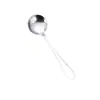 Cuchara Redonda de Acero Inoxidable Cuchara Creativa de Celebridad de Internet Cuchara para Comer Infantil del Hogar Cuchara Cuchara para Postre Cuchara para Sandía Venta al por Mayor