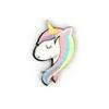 Accesorios de impresión en polvo dorado, funda para teléfono con diseño de unicornio y sirena, horquilla para niños, cuerda de cuero, bolsa de material artesanal