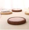 Grama e Salgueiro Almofada estilo japonês Janela da baía redonda Almofada Rattan Futon Tatami Sentado Pier Casa Banqueta da sala de estar ao ar livre