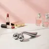 Taobao mesmo instrumento de beleza para lifting e firmeza facial rolo facial massageador metálico rolo de cabeça dupla medidor de rosto fino