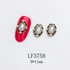 Joyería para Uñas Vintage Decoración de Diamantes de Forma Especial Accesorios Pegatinas para Uñas Joyería para Uñas de Óvalo Hueco Ojo de Caballo Nuevos Productos