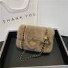 Bolsas de Peluche Transfronterizas para Mujer 2025 Nueva Moda Otoño e Invierno Bolsas de Peluche Bolsos de Cadena Bolsos de Mano Hombro Cruzados Venta al por Mayor