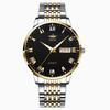 BWOQI/Bevoqi Reloj para Hombre Ultrafino Esfera Grande Moderno Simple Impermeable Luminoso Calendario Reloj de Cuarzo para Hombre