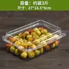 Caixa de Embalagem Descartável para Frutas Caixa Plástica Transparente Caixa de Embalagem para Morango 0,5kg Retangular com Tampa 500g