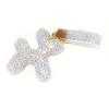Llavero colgante de oso violento de caricatura de diamante en polvo ligero, accesorios de decoración colgante de muñeca exquisita tridimensional