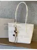Bolsa Versátil Transfronteiriça, Bolsa Boston Casual para o Dia a Dia, Bolsa de Ombro/Axila Feminina de Design Nicho Estilo Coreano
