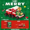 Serie de Árbol de Navidad de Papá Noel Muñeco de Dibujos Animados Modelo Adornos Bloques de Construcción de Micropartículas Juguetes Educativos de Ensamblaje Venta al por Mayor