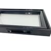 Gabinete vertical para bebidas de cerveza de supermercado puerta de vidrio hueco doble capa vidrio templado puerta con calefacción eléctrica perfil sello
