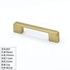 Aleación de Aluminio Americana Manija Negra Moderna Simple Manija para Puerta de Gabinete de Armario Agujero Único Manija de Puerta de Aleación de Aluminio