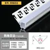 Luz Lineal LED Canal de Aluminio Empotrado Decorativo Tira de Luz Lineal para Sala de Estar Tira de Luz Lineal para Techo Canal de Luz Lineal