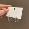 Pendientes de aro dorados sencillos para mujer, adecuados para caras cuadradas y redondas, ear cuffs de alta gama de moda, estilo europeo y americano, pendientes versátiles y elegantes