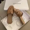 Chinelos H Multicor de Tamanho Grande para Mulheres, Estilo Popular de Verão para Viagem, Praia, Moda, Sandálias Versáteis de Solado Plano para Férias