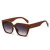 Gafas de Sol Transfronterizas para Mujer, Estilo Coreano, Nueva Moda, Montura Cuadrada Grande, Estilo Simple Europeo y Americano, Tendencia Gafas de Sol Estilo Urbano de Celebridad de Internet