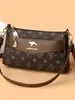 Bolso de Hombro Presbiópico Retro Estilo Nuevo Simple Versátil Moda Bolso de Mano Transfronterizo Gama Alta Piel Suave Bolso Cruzado Venta al por Mayor