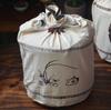 Fábrica de origen bambú pastel de siete semillas tetera hecha a mano empaque de té Pu'er caja de regalo té a granel especial almacenamiento