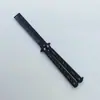 Venta al por mayor de fábrica Cuchillo de mariposa metálico sin filo Cuchillo de entrenamiento para el juego Csgo Cuchillo de mano para balancear Peine de mariposa americano