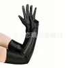 Accesorios para Mujer de los Años 1920 Spandex Satén Flocado Guantes de Charol Accesorios de Disfraz para Fiesta de Baile Transfronteriza en Stock