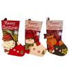 Calcetín Navideño Grande 3D Transfronterizo Bolsa de Regalo Bolsa para Dulces Bolsa de Regalo Tipo Calcetín Decoración Festiva