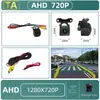 Cámara de reversa para coche ojo de pez gran angular de 170 grados, visión nocturna de alta definición HD AHD