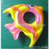 Anillo de natación inflable de PVC tropical de fábrica, pez dorado inflable, anillo de burbujas de pez dorado, forma de dibujos animados de burbujas para niños