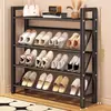 Sapateira ultrafina multi-camadas para entrada de casa, armário de sapatos pequeno e estreito, prateleira de armazenamento, dormitório, pequeno e simples, artefato de armazenamento de sapatos