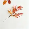 Accesorios de rama de flor y fruta artificial de Navidad, decoraciones navideñas, bayas rojas, acebo, accesorios de fruta de la fortuna, fabricante de origen transfronterizo