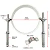 Braçadeira de Tubo de Aço Inoxidável 304 Suporte Fixo para Tubo Clipe para Tubo de Água PPR Haste Roscada 12 cm Fivela Suporte Ajustável para Tubo de Água