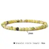 Pulseira Elástica de Pedra Natural da Moda Ágata Natural Joias Elásticas Transfronteiriças Atacado 4mm Item Quente Transfronteiriço