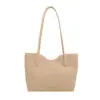 Bolsa Tote Retrô Moda Outono 2026, Grande Capacidade, Bolsa de Ombro Feminina, Bolsa Tote Casual para Viagem e Dia a Dia