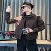 Chaqueta casual de cuello mao, nuevo estilo de ropa de trabajo, ropa para hombre con un look fresco y elegante, marca 2025, abrigo moderno para hombre de primavera y otoño
