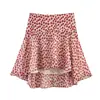 Falda midi elegante de cintura alta para mujer 2026 producto nuevo versátil 2941 verano estampado moda 69 estilo europeo y americano transfronterizo