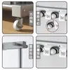 Estante Móvil para Mopa de Acero Inoxidable Almacenamiento de Baño Drenaje Utensilios Estante para Mopas Extraíble Montado en Pared De Pie