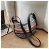 Bolsos de Moda para Mujer, Bolsos de Paja de Mano, Bolsos de Hombro Versátiles, Bolsos Cruzados, Bolsos Tejidos para el Brazo de Diseño de Nicho para el Verano