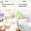 Nuevo Clip de Huevo con Flores Qiyue Moda Impresión UV Pasador de Orquídea Florale Clip de Tiburón Creativo Europeo y Americano