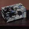 Caixa de joias de dote caixa de armazenamento pacote de material DIY caixa de madrepérola caixa de joias laca popular madrepérola estilo chinês madeira