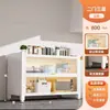 Estantería de almacenamiento multicapa de pie para el hogar, gabinete para platos y palillos, aparador, gabinete de cocina, gabinete de almacenamiento a prueba de polvo para horno microondas