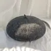 Boina para Mujer Otoño e Invierno Trendy Estilo Coreano Dama Boina Calabaza al por Mayor Sombrero Cálido de Lana Casual Japonés