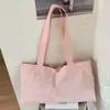 Bolso de Hombro Transfronterizo de Moda Nueva con Adornos de Letras y Pedrería, Bolso Tote de Gran Capacidad, Bolso de Compras Portátil