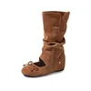 Botas Western de mujer de suela gruesa, con 5 cm de altura interior adicional, estilo retro, con cremallera lateral, convertibles en botas de montar, 2026
