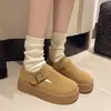 Zapatos Birkenstock Versátiles con Suela de Plataforma Otoño 2025 Zapatos Feos-Lindos para Dedo Gordo Birkenstock Retro Zapatos Casuales Zapatos de Deslizamiento con Suela Gruesa para Mujer