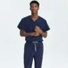 Fabricante de Origem Transfronteiriça Secagem Rápida Roupas de Lavar à Mão Elásticas Roupas Cirúrgicas para Homens e Mulheres Manga Longa e Curta Roupas de Cirurgia para Doutor